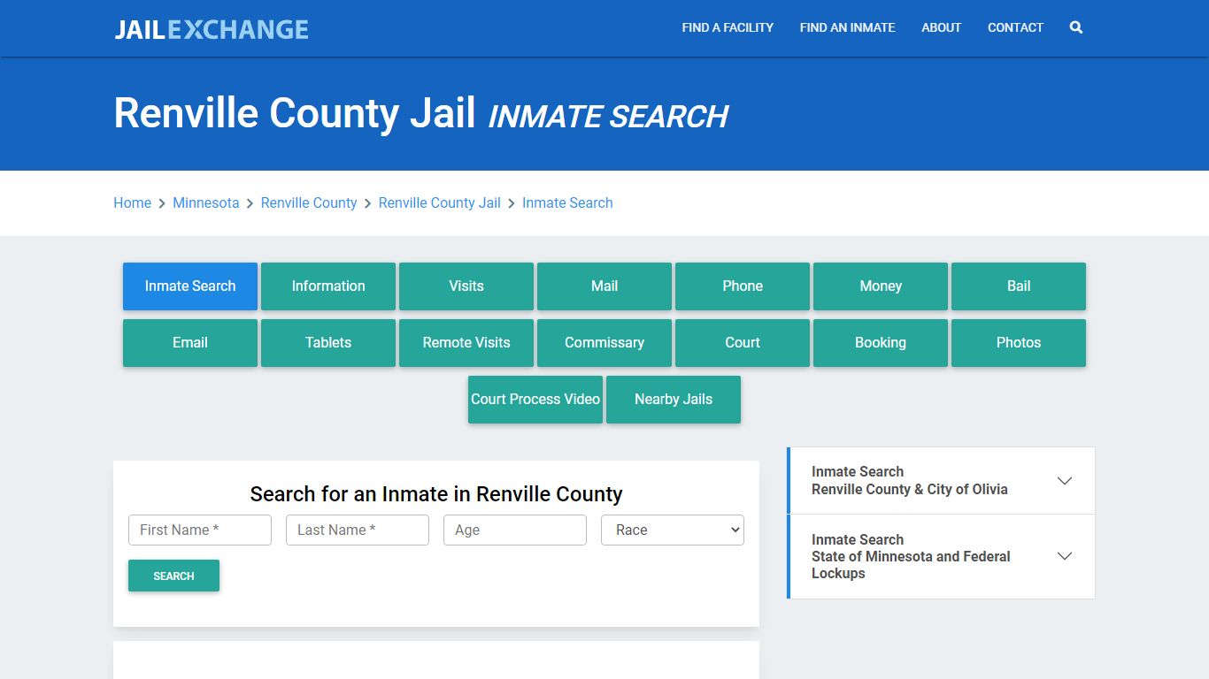 Renville County Jail, MN Inmate Search: Roster & Mugshots